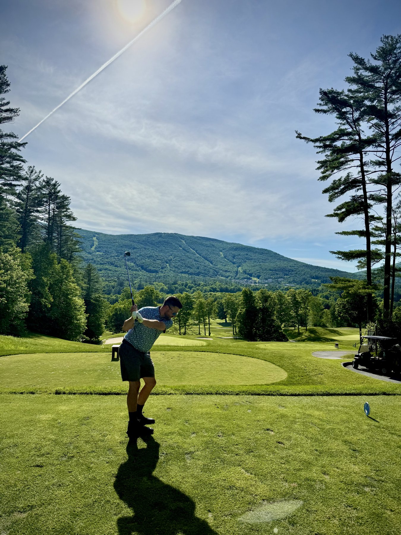 Golfing at Fox Run Golf Club in Ludlow, VT
